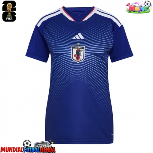 Camiseta Japón Primera Equipación Replica Mundial 2026 para mujer mangas cortas